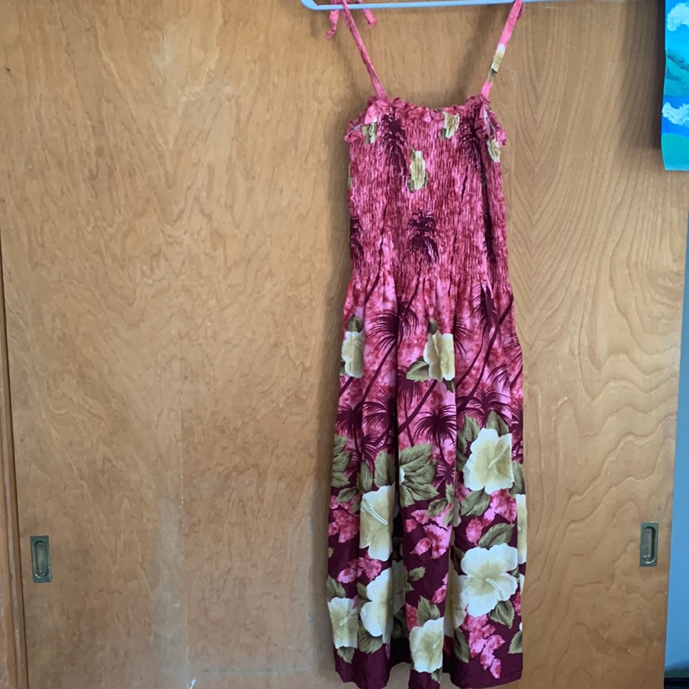 Hibiscus Collection Hawaii from Tina’s creation inc. Pink Hibiscus flower Dress